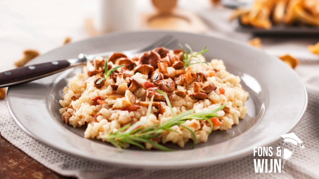 Risotto met cantharellen